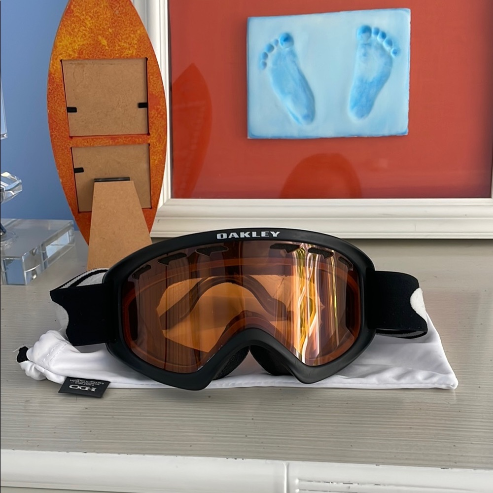 Oakley Unisex Skii/Snowboarding Goggles Black and Orange